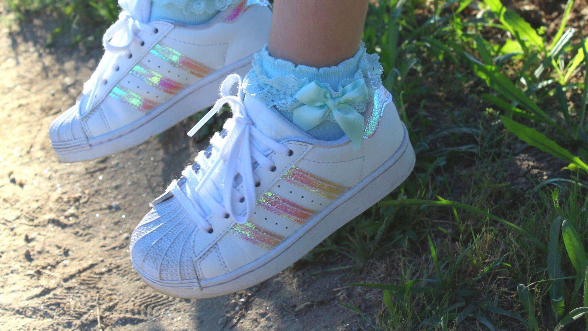 Adidas superstar clearance arcobaleno